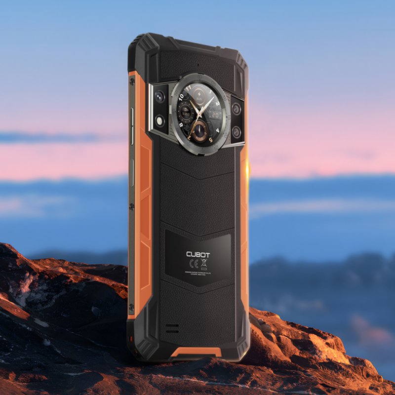 Cubot KingKong ACE 3 6.583-inch Android 14 Smartphone 24GB RAM (8GB+16GB) 90Hz Dual Screen Helio G88 256GB ROM Waterproof 3G 4G